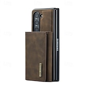 tanie Etui do telefonów Samsung-telefon Kılıf Na Samsung Galaxy Złóż 7 Złóż 6 Z Fold 5 Z Fold 4 Z Fold 3 Osłona tylna Z podpórką Magnetyczne Gniazdo karty Retro TPU PC Skóra PU