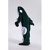 cheap Kigurumi Pajamas-Couples Whale Halloween Group Family Costumes Sleeping Bag Kid&#039;s Adults&#039; Unisex Funny Costume Party Home Wear Halloween Carnival Easy Halloween Costumes