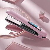 abordables Protections personnelles-Fer à lisser rechargeable USB sans fil 2 voies &amp;mini fer à friser curl 4 réglages de température affichage de la température à LED chauffage rapide