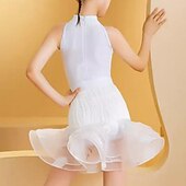 abordables Tenues de danse pour enfants-Tenues de Danse pour Enfants Jupes Fantaisie Fille Utilisation Usage quotidien Sans Manches Taille moyenne Tricot