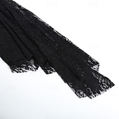 economico Vestiti-Retrò Vintage Gothic Lolita Mascherata Scialli Ragazza gotica Pizzo Costume Per donna Fantasia Stile Steampunk Mascherata Festa / Sera Adulti Scialle