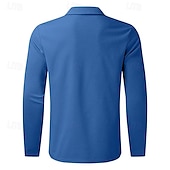 baratos Casacos &amp; Sobretudos para Homem-Homens jaqueta leve Jaqueta Waffle Jaqueta de Camisa Formal Casa Bolsos Primavera Outono Côr Sólida Ativo Neutra Colarinho de Camisa Padrão Tecido Waffle Branco Azul Cinzento Casaco