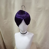 cheap Movie Character Wigs-Cosplay Costume Wig Inside Out 2 Straight Short Bob Wig Short Embarrassment Ennui Disgust Envy Sadness Synthetic Hair Kid&#039;s Multi-color St.Patrick&#039;s Day Wigs Halloween Wigs