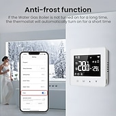 baratos eletrodomésticos-tuya wifi zigbee controlador de temperatura constante inteligente display led controlador de temperatura ajustável tamanho compacto controlador de temperatura de caldeira de água a gás compatível