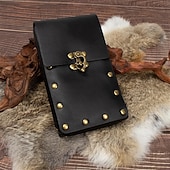 cheap Accessories and More-Medieval Renaissance Waist Belt Men&#039;s Women&#039;s Celtic Viking Fantasy Halloween Carnival Performance LARP Adults&#039; Belt Sscabbard Magic Bottle