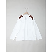 preiswerte Lässiges Henley-T-Shirt-Herren Waffel-Henley-Hemd T-Shirt Farbblock Henley Strasse Urlaub Langarm Bekleidung Modisch Designer Basic