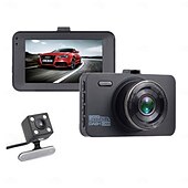 Недорогие Видеорегистраторы для авто-T675+ 1080p Новый дизайн / HD / с задней камерой Автомобильный видеорегистратор 170° Широкий угол 3 дюймовый IPS Капюшон с Ночное видение / G-Sensor / Режим парковки Автомобильный рекордер