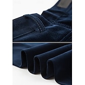 economico Sottile-Per uomo pantaloni della tuta Pantaloni di velluto a coste Pantaloni Pantaloni da completo Tasche Liscio Comfort Traspirante Esterno Giornaliero Per uscire Di tendenza Informale Nero Rosso