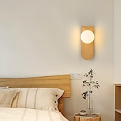 cheap Indoor Wall Lights-LED Indoor Wall Lights Warm White 13cm Vintage Glass Wall Sconce G9 Mid Century Modern Wall Mounted Light Rustic Farmhouse Wall Lamp Antique Hallway Flush Mount Ceiling Light for Bedroom Kids Bedside Living Room 110-240V