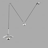abordables Suspension-Lampe suspendue à LED blanc chaud 30/40/50 cm lustre à branches à poulie industrielle avec lampe à fil rétractable de style campagnard rétro réglable pour éclairage intérieur et éclairage de plafond