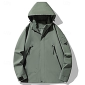 halpa Softshell-, fleece- ja vaellustakit-Miesten Softshell-takki Vaellustakki ulko- Tuulenkestävä Tuulitakki takki Matkailu Musta Valkoinen Armeijan vihreä Purppura Vihreä