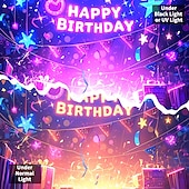 זול שטיחי קיר של Blacklight-blacklight שטיח uv תגובתי זוהר בחושך זוהר מסיבת ניאון רעיונות מסיבת זוהר מקלות מסיבה תלוי שטיח קיר אמנות קיר ציור קיר לחדר שינה בסלון