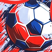 cheap Boy&#039;s 3D Sports &amp; Game-Boys 3D Graphic Football T shirt Tee Short Sleeve Summer Spring Fashion Basic Kids 4-12 Years Crew Neck Outdoor Casual Daily Regular Fit