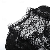 economico Vestiti-Retrò Vintage Gothic Lolita Mascherata Scialli Ragazza gotica Pizzo Costume Per donna Fantasia Stile Steampunk Mascherata Festa / Sera Adulti Scialle