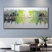cheap Landscape Paintings-Mintura Handmade Texture Landscape Oil Paintings On Canvas Wall Art Decoration Modern Abstract Picture For Home Decor Rolled Frameless Unstretched Painting