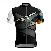billiga Tröjor för män-Herr Cykeltröja Kortärmad Cykel T-shirt Tröja med 3 bakfickor Bergscykling Andningsfunktion Snabb tork Anatomisk design Uppsugande Vit Gul Blå sporter Kläder