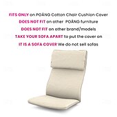 abordables Housse de canapé-Housse de coussin de chaise en coton 100% coton couleur unie avec taie d&#039;oreiller