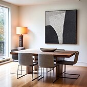 preiswerte Abstrakte Gemälde-Ölgemälde handgemachtes beiges Wabi Sabi Ölgemälde handgemalte Wandkunst schwarz beige abstraktes Gemälde großes schwarzes minimalistisches Wandkunst beige strukturiertes Leinwandgemälde neutrales