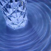 cheap Humidifiers &amp; Dehumidifiers-Crystal Clear Air Humidifier USB Night Light Air Humidifier Small Air Purifier Table Lamp Bedroom Desktop Humidifier Air Fresheners 1000ML