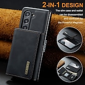 tanie Etui do telefonów Samsung-telefon Kılıf Na Samsung Galaxy Złóż 7 Złóż 6 Z Fold 5 Z Fold 4 Z Fold 3 Osłona tylna Z podpórką Magnetyczne Gniazdo karty Retro TPU PC Skóra PU