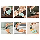 abordables Les fournitures de nettoyage-mini balai &amp;Ensemble pelle à poussière – brosse de nettoyage de bureau pour clavier, tiroirs, coins &amp;petits espaces, outil de nettoyage ménager
