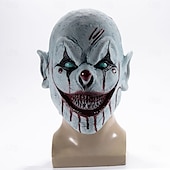 preiswerte Masken-Killerclown Böser Clown Maske Haloween Figuren Erwachsene Herren Damen Grusel Gruseliges Kostüm Halloween Halloween Karneval Einfaches Karnevalskostüm