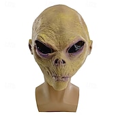 cheap Mask-Alien Carnival Mask Mask Halloween Props Adults&#039; Men&#039;s Women&#039;s Scary Costume Halloween Carnival Easy Carnival Costume
