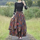 preiswerte Unterteile-Retro Vintage Rock Kostüm Damen Maskerade Alltagstauglich Erwachsene Rock