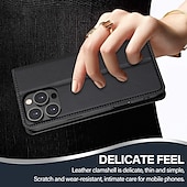 levne Pouzdra pro iPhone-telefon Carcasă Pro iPhone 16 Pro Max Plus iPhone 15 Pro Max Plus iPhone 14 13 12 11 Pro Max Plus Mini SE Zadní kryt Pouzdro na peněženku se stojánkem Slot pro kartu Nárazuvzdorné Retro TPU PU kůže