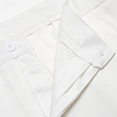 tanie Migotać-Męskie Garnitury Spodnie sztruksowe Rozkloszowane spodnie Dno dzwonka Spodnie Kieszeń Równina Komfort Biznes Codzienny Święto Moda Szykowne i nowoczesne Biały Brązowy