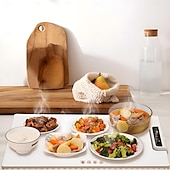 economico Elettrodomestici da cucina-tappetino scaldavivande regolabile scaldavivande vassoio riscaldante elettrico in silicone per alimenti riscaldamento completo della superficie vassoio riscaldante in silicone nanomateriale
