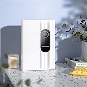 cheap Humidifiers &amp; Dehumidifiers-Digital Dehumidifier with Touch &amp; Remote Control Humidity Display Dehumidifiers for Living Room Bedroom 42W