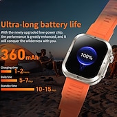 Χαμηλού Κόστους Smartwatch-696 MK86 Εξυπνο ρολόι 2.01 inch Έξυπνο ρολόι Bluetooth Βηματόμετρο Υπενθύμιση Κλήσης Παρακολούθηση Ύπνου Συμβατό με Android iOS Γυναικεία Άντρες Κλήσεις Hands-Free