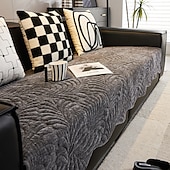 baratos Cobertura de Sofa-capa de sofá de chenille para todas as estações - tecido macio e durável para conforto durante todo o ano - design elegante que valoriza qualquer ambiente - protege seu sofá de respingos, manchas e