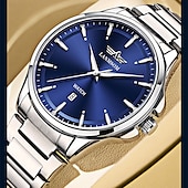 cheap Quartz Watches-Brand Watch Trendy Fashion Sports Calendar Waterproof Fully Automatic Steel Strip Quartz Men&#039;s Bowl Watch