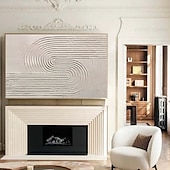 billiga Stilleben-stor handgjord abstrakt grå målning handgjord abstrakt oljemålning handmålad beige målning handgjord wabi sabi konstverk oljemålning texturerad oljemålning beige oljemålning modern dekoration