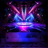 cheap Blacklight Tapestries-Blacklight Tapestry UV Reactive Glow in the Dark Glow Party Neon Party Ideas Hanging Tapestry Wall Art Mural for Living Room Bedroom