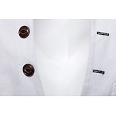 economico Blazer Classici da Uomo-Per uomo Giubbotto Giacca Matrimonio Attività commerciale Tenere al caldo Tasche Autunno Inverno Tinta unica Color Block Lavoro Informale Colletto alla coreana Standard Standard Nero Bianco Rosso Blu