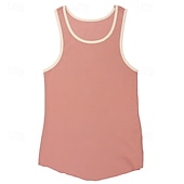 cheap Running Tee &amp; Tank Tops-Men&#039;s Workout Tank Top Running Tank Top Gym Tank Top Patchwork Sleeveless Vest / Gilet Casual Athleisure Breathable Quick Dry Soft Gym Workout Running Walking Sportswear Activewear Color Block Black