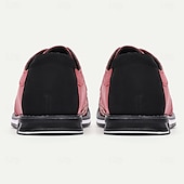 abordables Chaussures sans lacets &amp; mocassins-Baskets en similicuir à motif pied-de-poule rouge et noir pour hommes avec design à lacets et semelle coussinée - chaussures décontractées tendance pour un usage quotidien