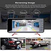 abordables DVR pour voiture-A10 1080p Nouveau design / Full HD / HD DVR de voiture 170 Degrés Grand angle 4 pouce IPS Dash Cam avec Vision nocturne / G-Sensor / Surveillance du stationnement Enregistreur de voiture