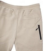 economico Tute basic-Per uomo Felpa con cappuccio Tuta Da Ginnastica Felpa con cappuccio a zip intera Tuta da ginnastica Nero Blu marino Cachi Grigio Con cappuccio Liscio Tasche A cordoncino 2 pezzi Sportivo Giornaliero