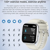 cheap Smart Wristbands-696 P114 Smart Watch 1.85 inch Smart Band Fitness Bracelet Bluetooth Pedometer Call Reminder Sleep Tracker Compatible with Android iOS Women Men Hands-Free Calls Message Reminder IP 67 40mm Watch Case