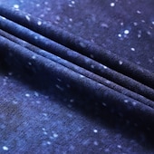 abordables Camisetas 3D-Hombre Graphic 3D Cielo estrellado Camiseta Tee Camisetas divertidas Manga Corta Camiseta Impresión 3D Escote Redondo Camisa Vintage Básico Casual Diario Amarillo Rojo Azul Piscina Ropa S M L XL 2XL