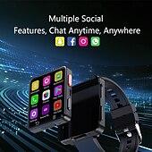 cheap Smartwatch-New S998 4G Smart Watch Android 11.0  MTK6739 Quad Core 3GB/32GB 2.64 HD Large Screen Smartwatch 5.0MP Dual Camera 1200mAh Google Play IP67 Android Smartwatch