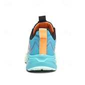 abordables Baskets-chaussures de course réglables pour hommes - baskets en maille respirante avec système de lacets à cadran moderne, design dégradé vibrant pour les modes de vie actifs