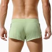 preiswerte Boxershorts für Herren-Herren 1 pc Unterwäsche Boxer Boxer-Shorts Nylon Atmungsaktiv Weich Komfortabel Glatt Mittlere Hüfthöhe Weiß Rosa