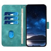 זול נרתיקים לאייפון-טלפון מגן עבור אייפון 16 iPhone 15 14 Pro Max Plus אייפון 13 12 11 Pro Max Mini מארז כרטיס ארנק מגנטי עם רצועת יד רגלית פרפר תבנית גאומטרית TPU עור PU