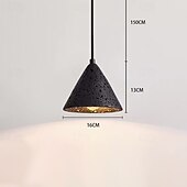 economico Luci Isola cucina-lampada a sospensione a led bianco caldo 1/2/3/4 luci postmoderna moderna nordica illuminazione a sospensione in metallo semplice paralume affusolato ristorante lampada a sospensione per isola cucina
