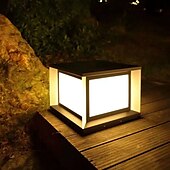 お買い得  屋外の壁のライト-LED 屋外壁掛けライト 温白色 30cm 1灯 モダン ピラーライト アクリル 金属 20W 標準 庭やパティオの支柱用 フェンス デッキ 屋外フェンス デッキ キャップ ライト 110-240V